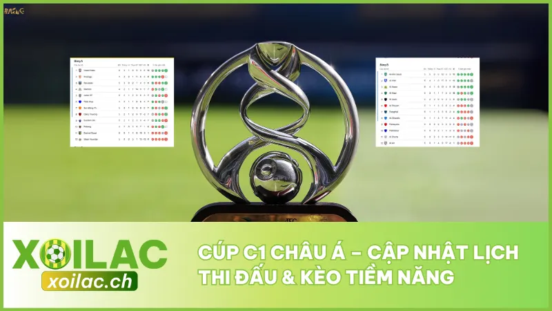 Cúp C1 Châu Á - Cập Nhật Lịch Thi Đấu & Kèo Tiềm Năng 1 Cúp C1 Châu Á - Cập Nhật Lịch Thi Đấu & Kèo Tiềm Năng