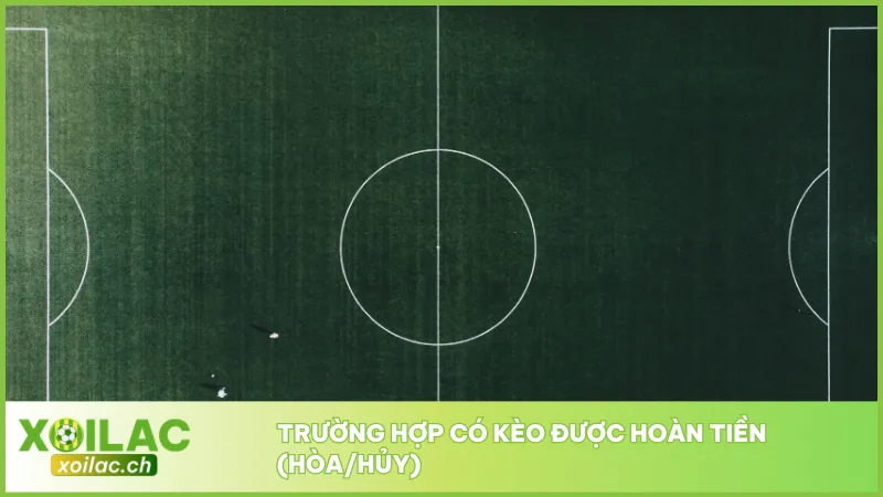 Cách tính cược xiên bóng đá kèo hòa hoặc bị hủy sẽ được tính tỷ lệ là 1